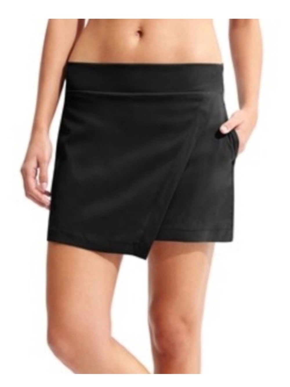 Athleta x Derek Lam Black Street Skort Skirt Athleisure Basic Womens Size M